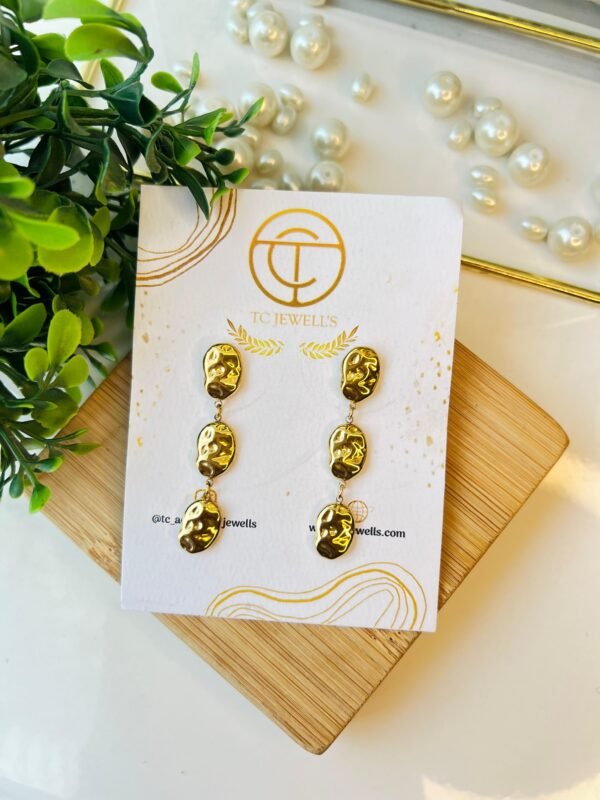 Molten Gold Earrings