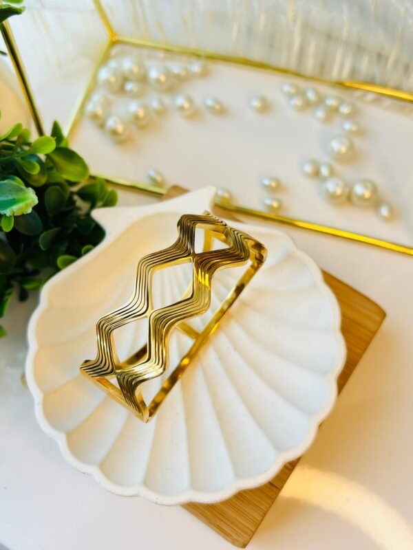 Golden Serenity Cuff - Image 2