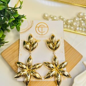 Golden Starburst Earrings