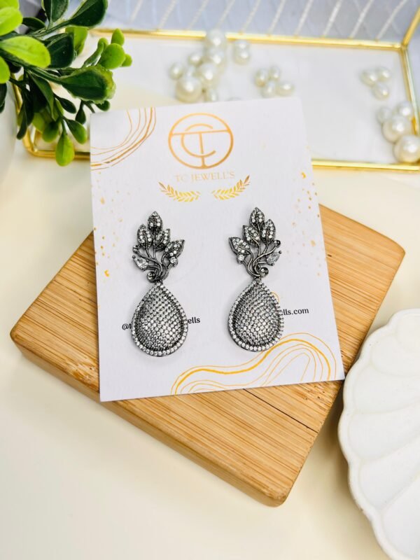 Moonlit Bloom Earrings - Image 2