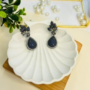 Royal Blue Blossom Earrings