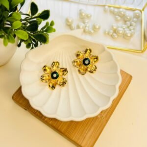 Emerald Bloom Studs
