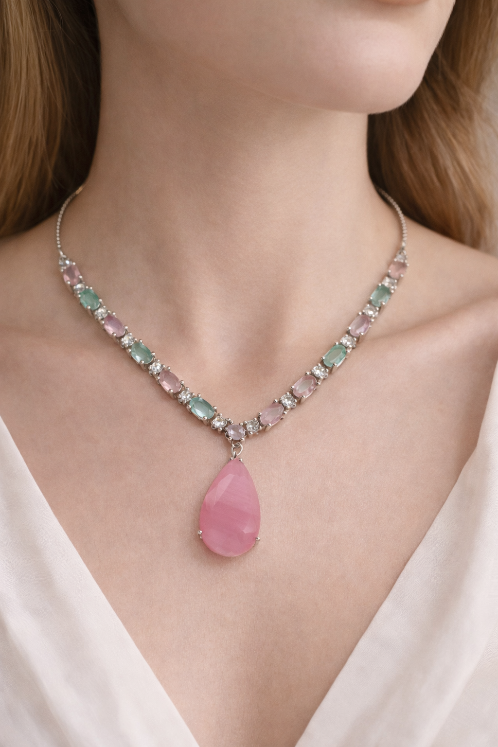 Peach Blossom Necklace - Image 2