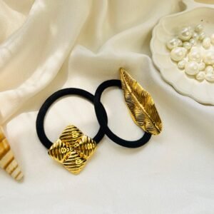 Tri-Leaf Charm Hair Band