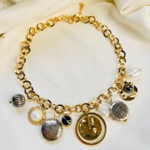 Eclectic Medallion Charm Necklace
