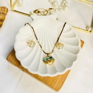 Azure Bloom Pendant