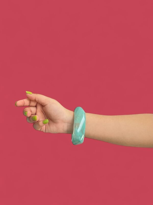 Mint Wave Bangle - Image 2