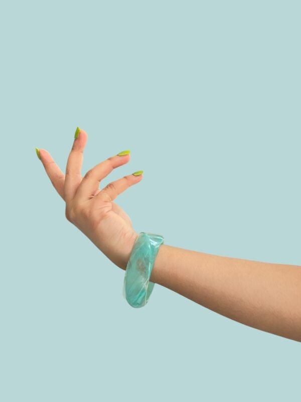 Mint Wave Bangle