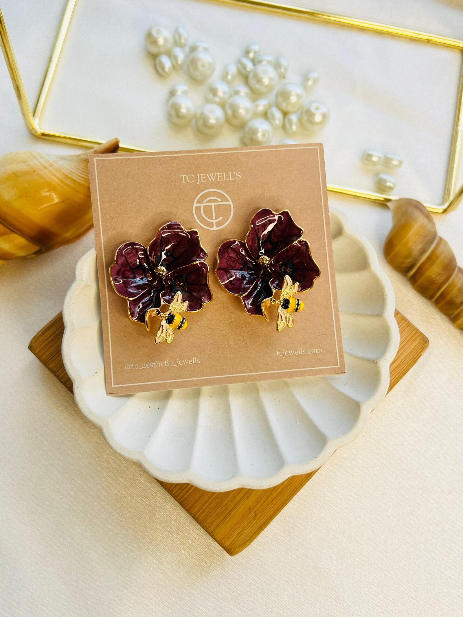 Bee Blossom Studs