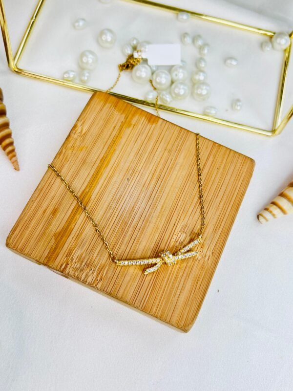 Aurora Bow Necklace - Image 2