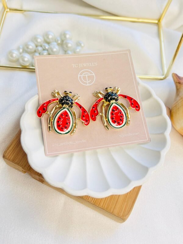 Auric Scarab Studs
