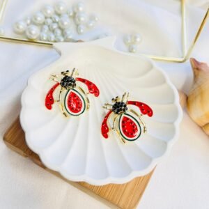 Auric Scarab Studs