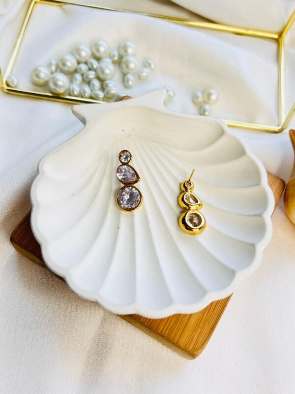 Celeste Gem Hoops - Image 3