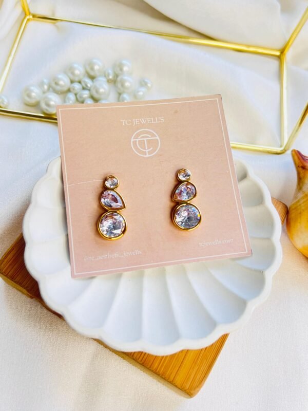 Celeste Gem Hoops