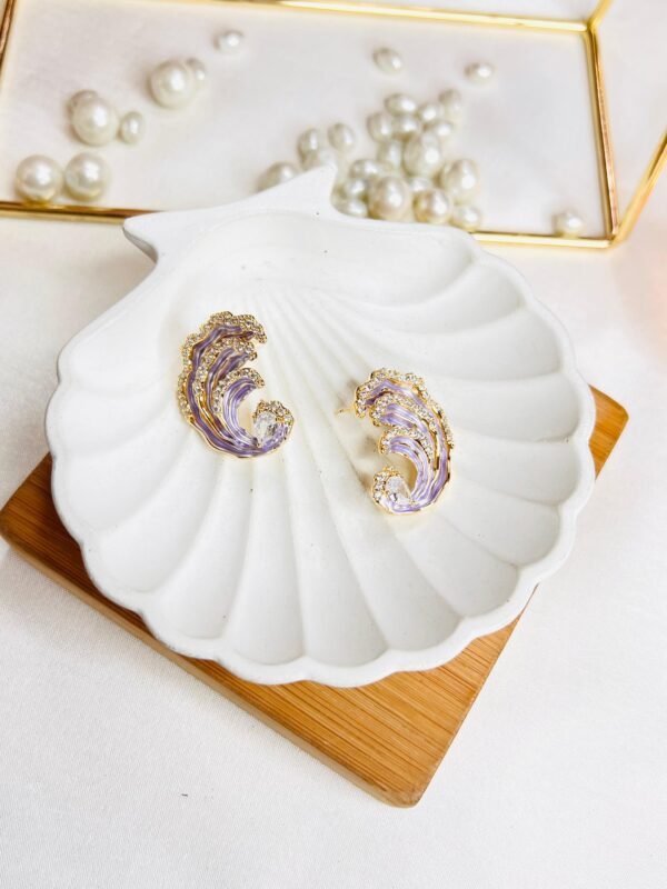 Lavender Mist Studs