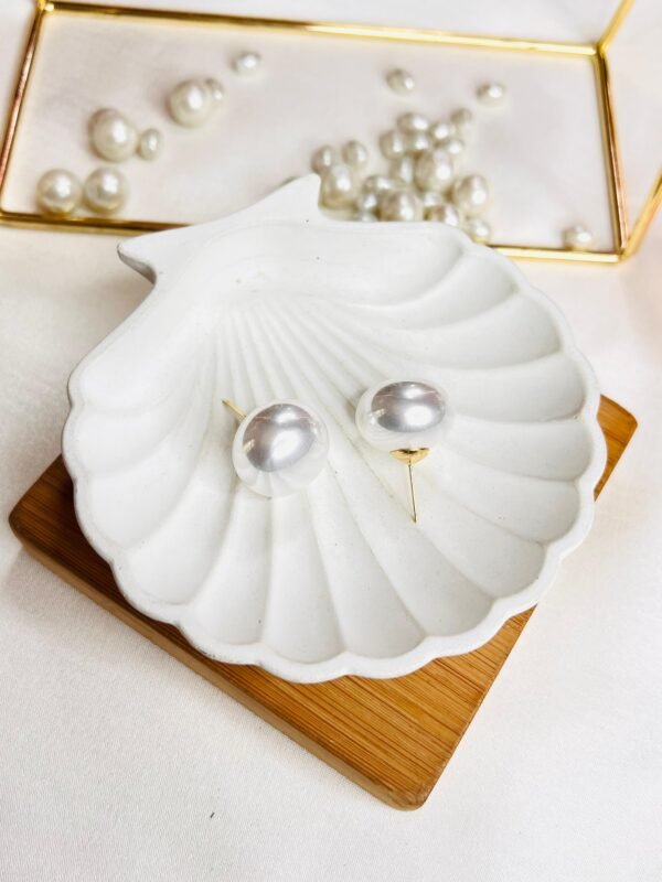 Lustrous Pearl Studs - Image 3