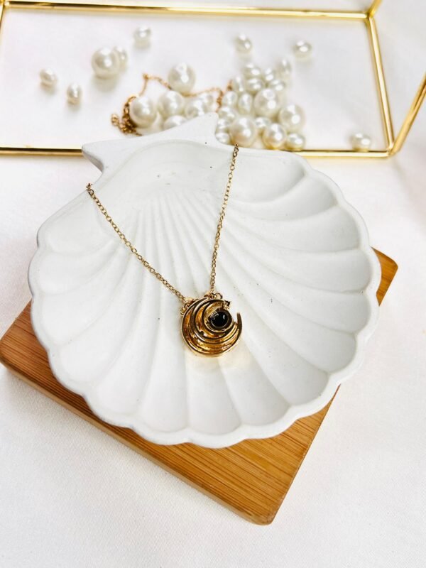 Lunar Key Charm Necklace - Image 2