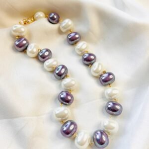 Lavender Pearl Glow Necklace