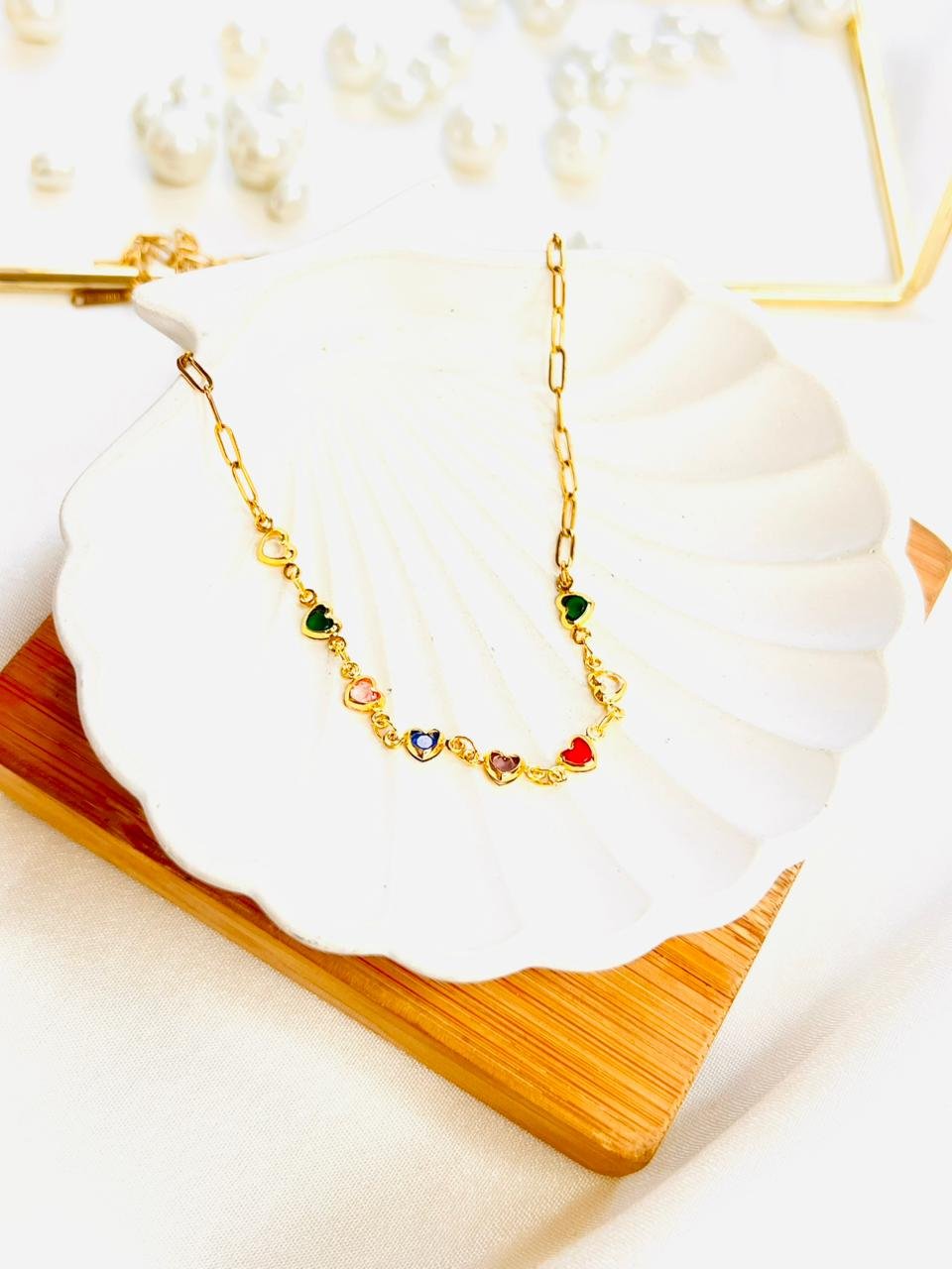 Multicolor Love Beats Necklace - Image 3