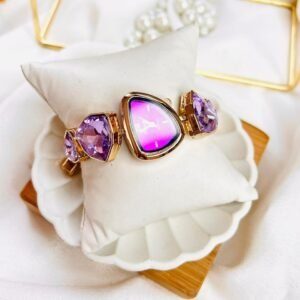 Aurora Amethyst Prism Timepiece