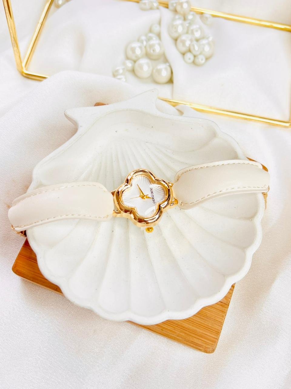 Ivory Bloom Timepiece
