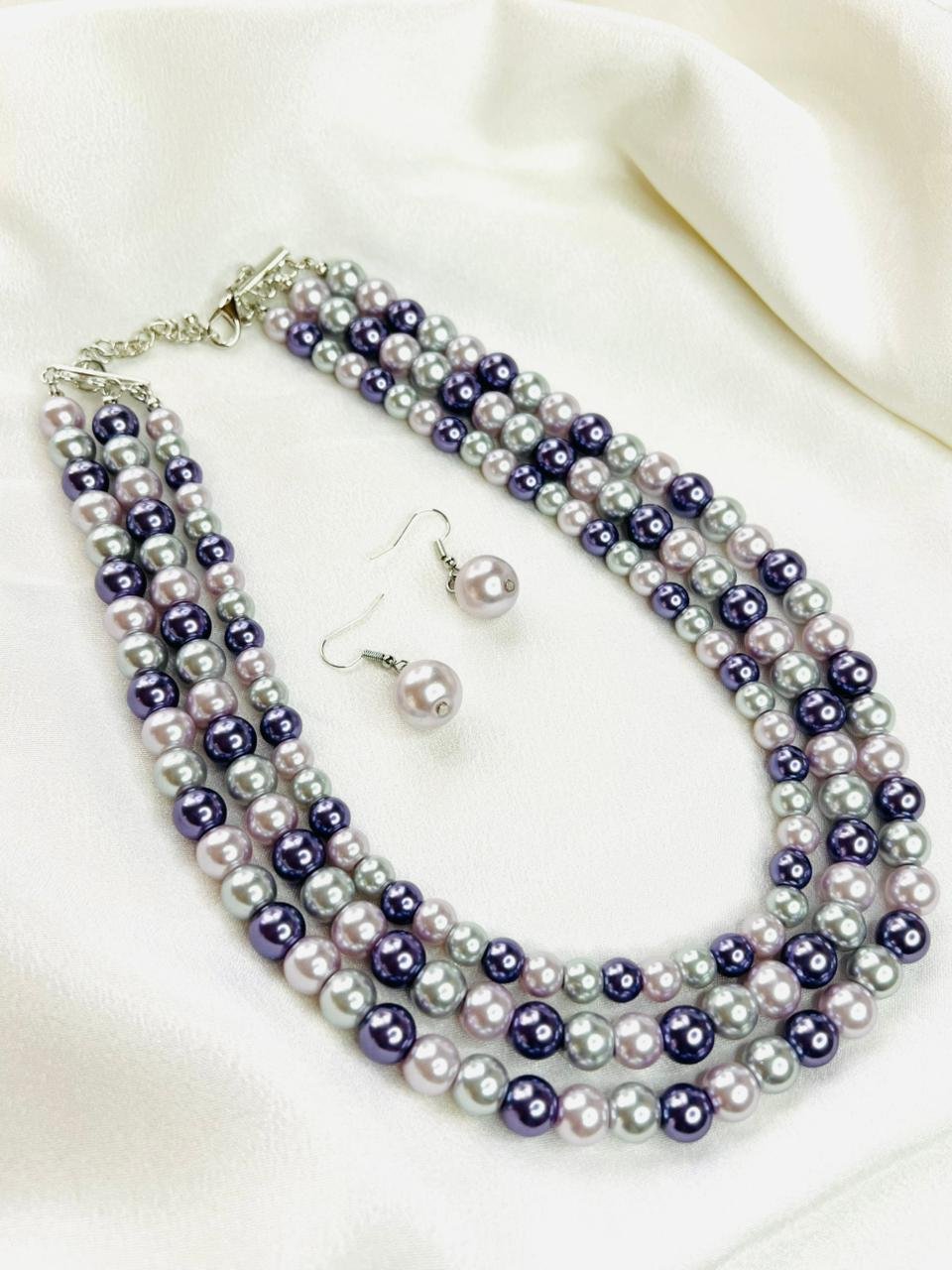 Moonlit Pearl Symphony Necklace