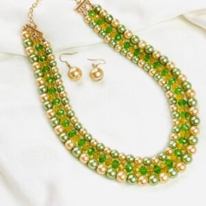 Emerald Pearl Harmony Necklace