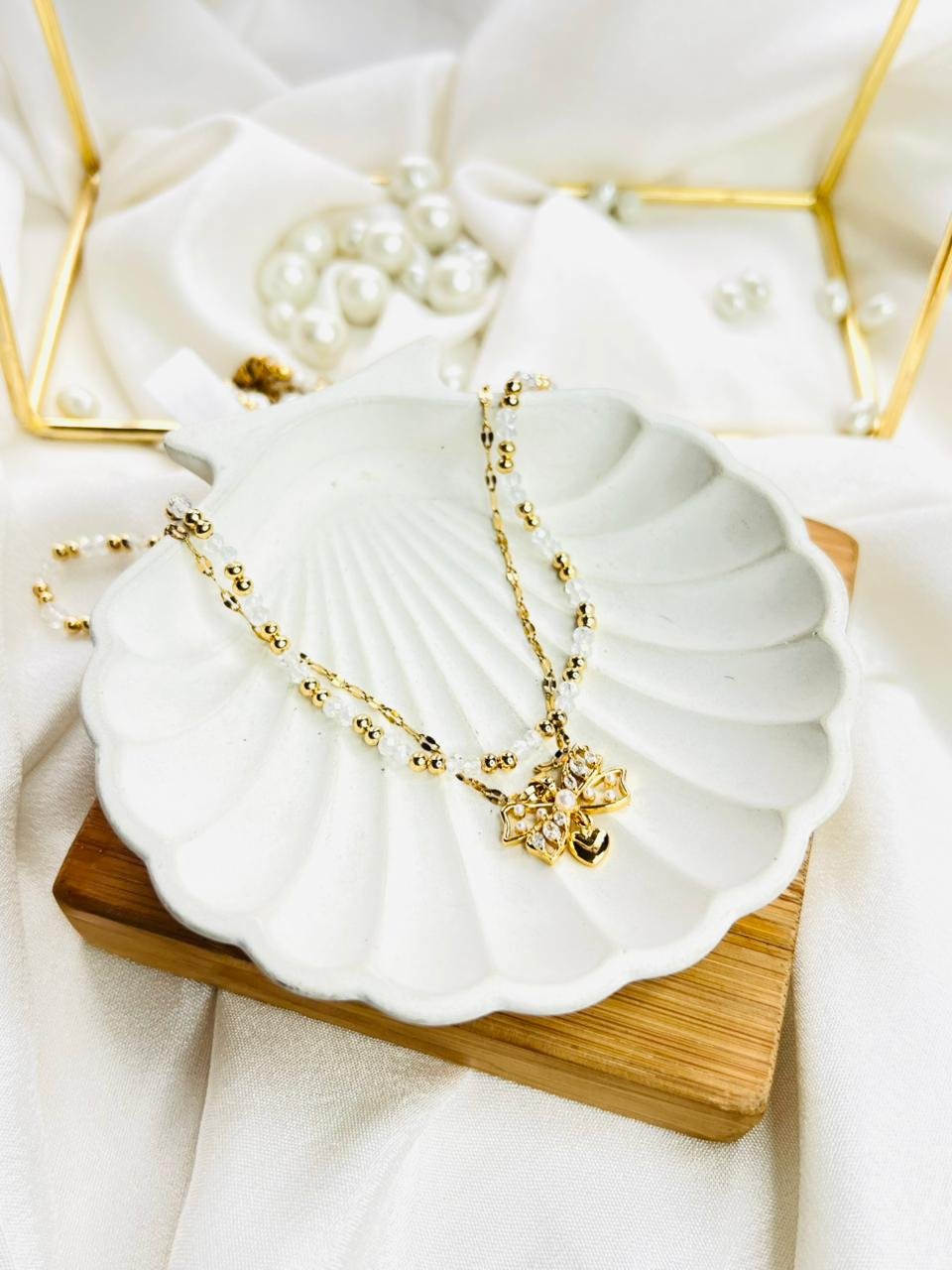 Aurelia Bloom Charm Necklace