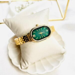 Emerald Elegance Watch