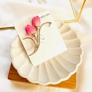 Blush Bloom Tulip Brooch