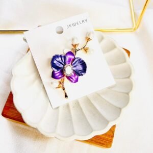 Crystal Camellia Brooch