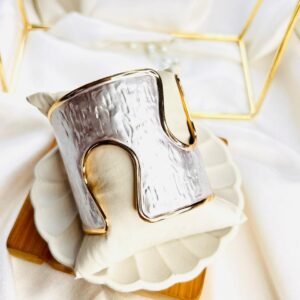 Emerald Aura Cuff Bracelet