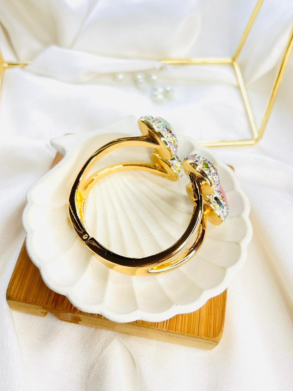 Blush Royale Cuff Bracelet - Image 3