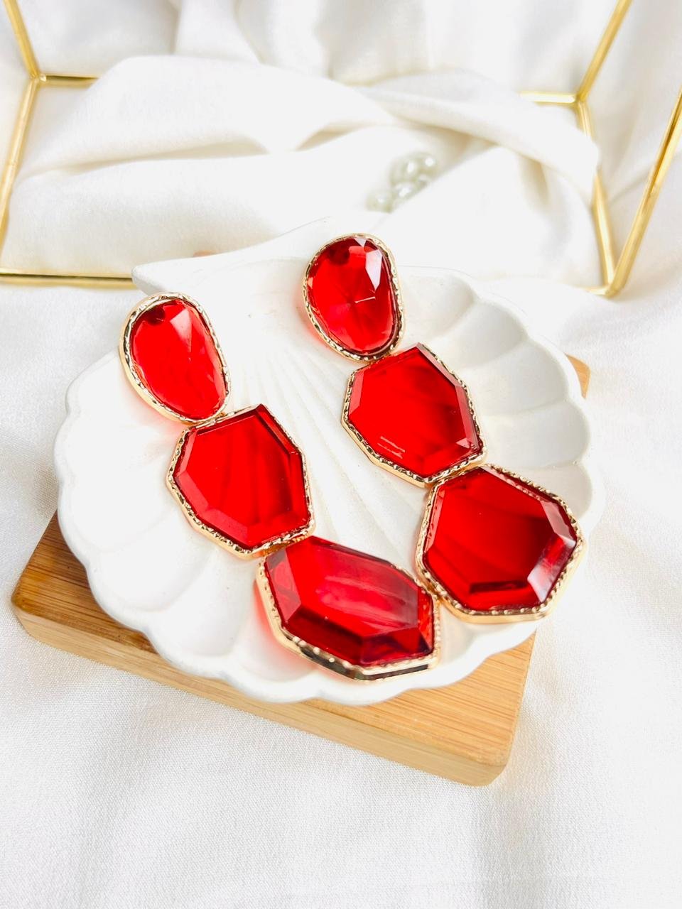 Scarlet Luxe Earrings