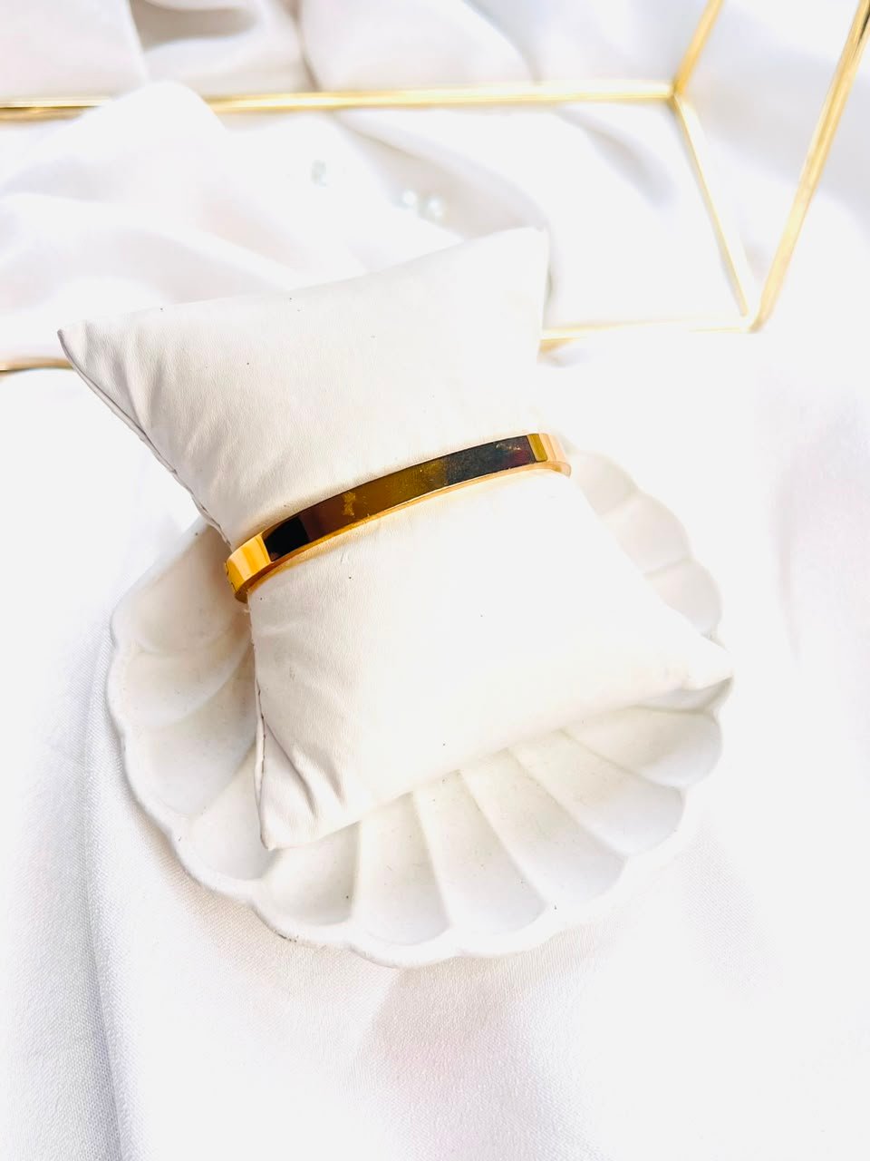 Hexa Spark Crystal Cuff Bracelet - Image 3