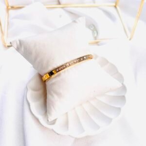 Classic Crystal Line Cuff Bracelet