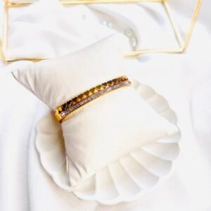 Crown Spark Crystal Cuff Bracelet