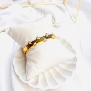 Teardrop Crystal Luxe Cuff Bracelet