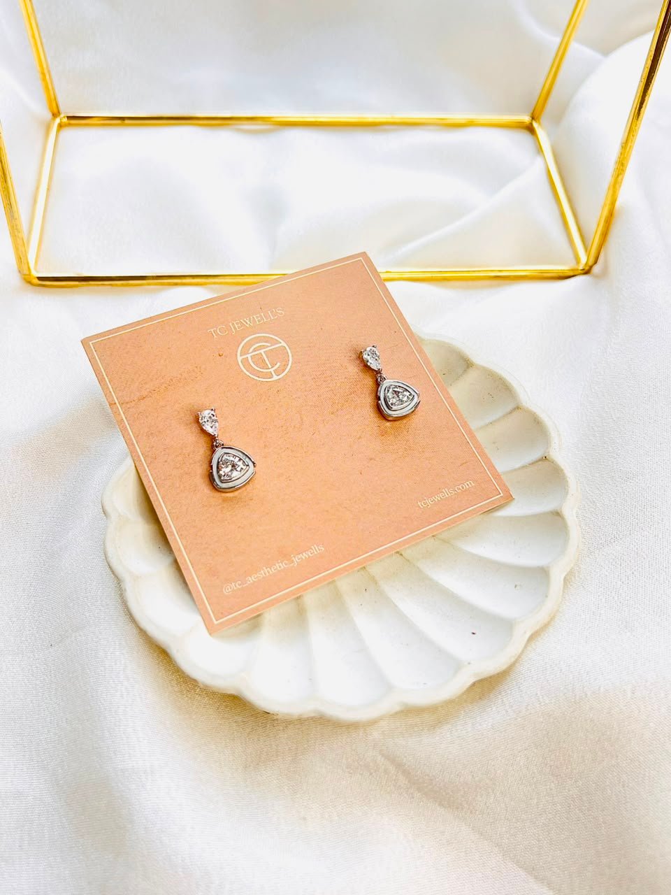Luna Crystal Studs
