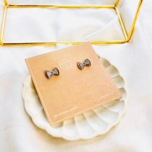 Bow Elegance Stud Earrings