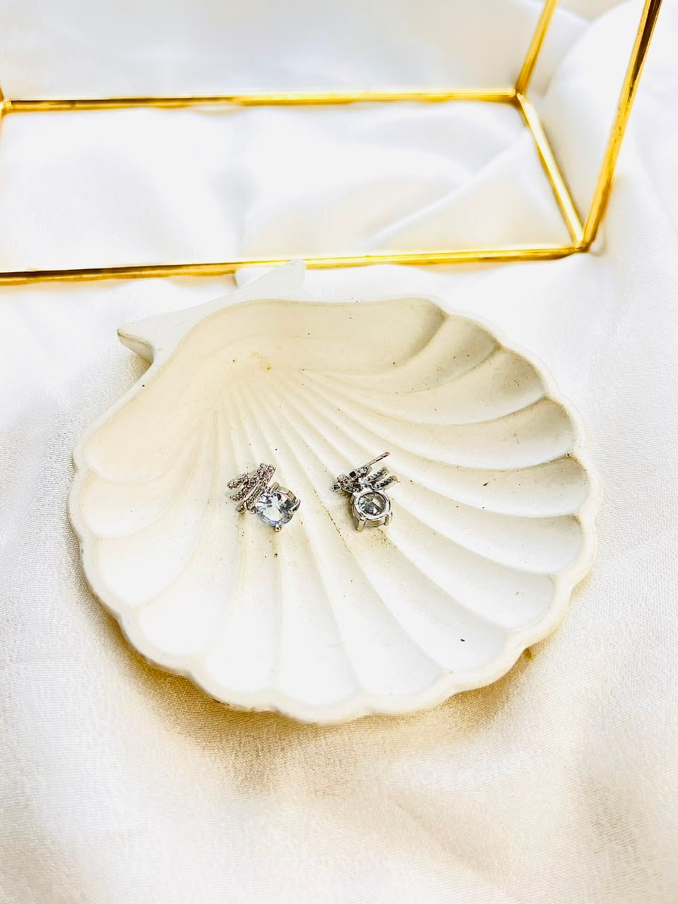 Celeste Crystal Drop Earrings - Image 3