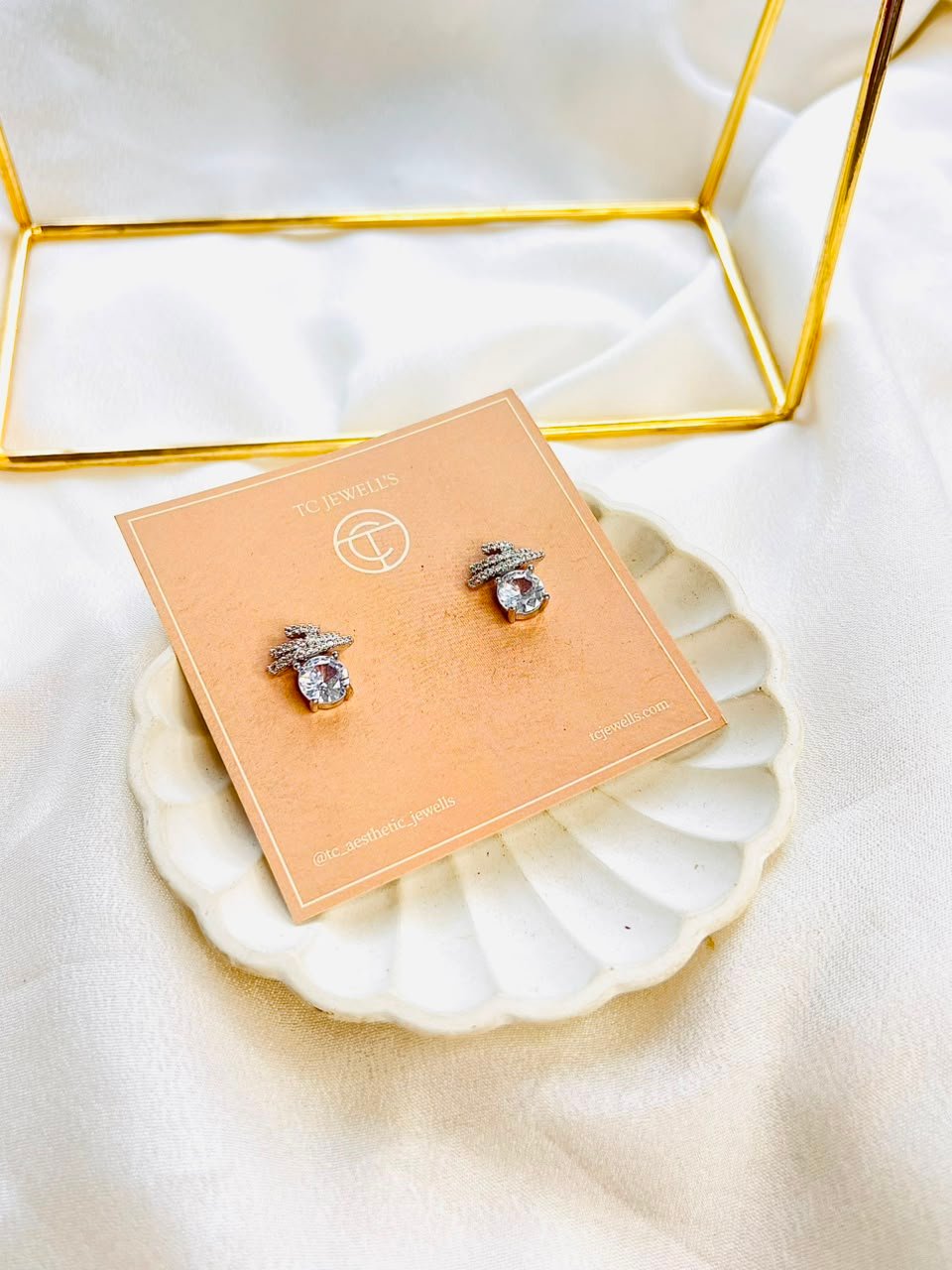 Celeste Crystal Drop Earrings
