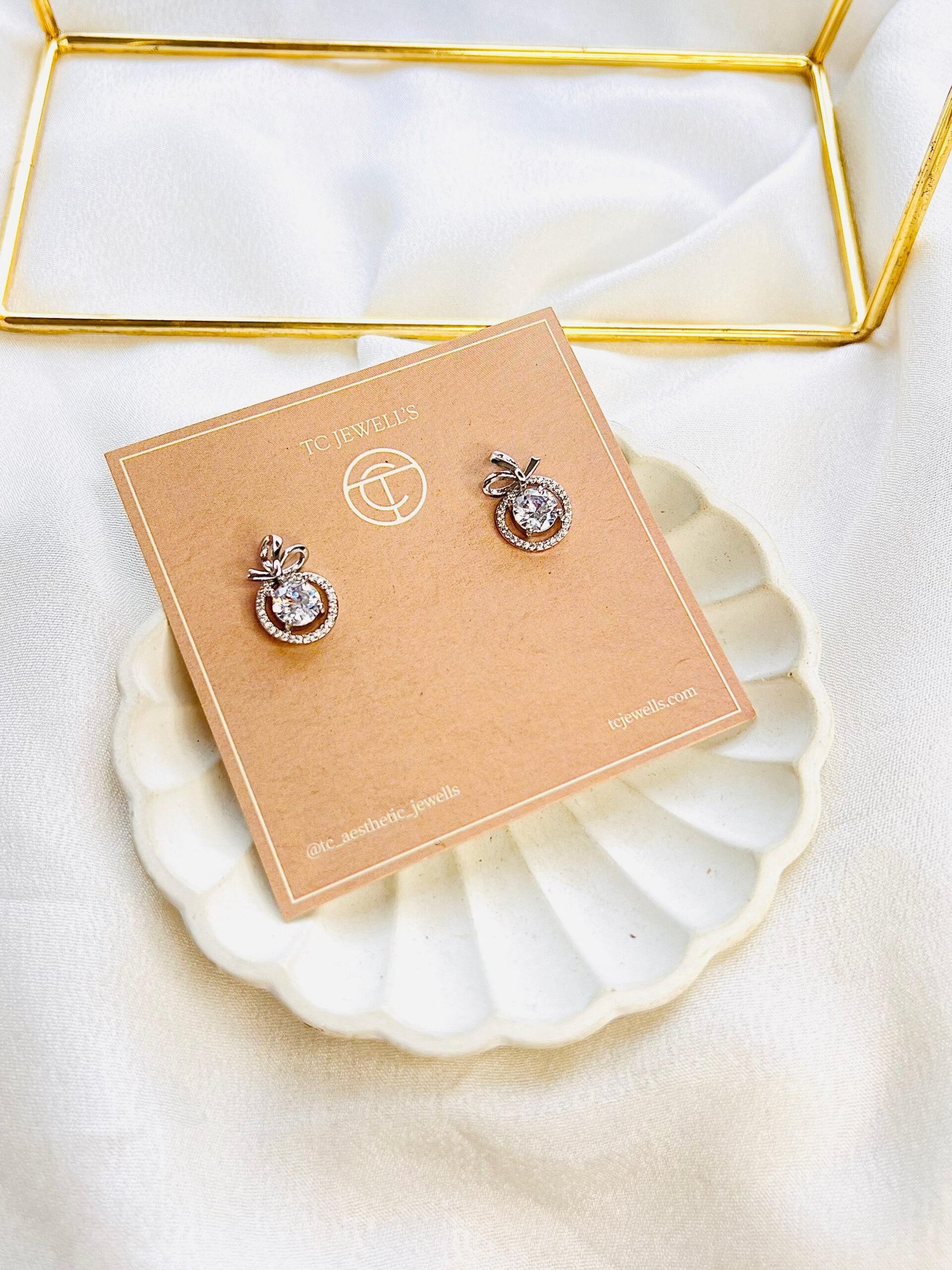 Lyra Silver Studs