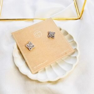Nyla Silver Hoops