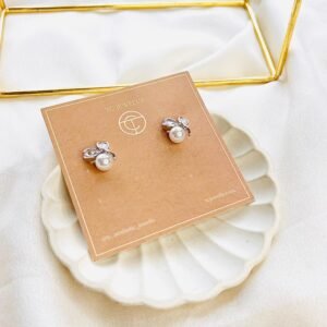 Moonlit Silver Studs