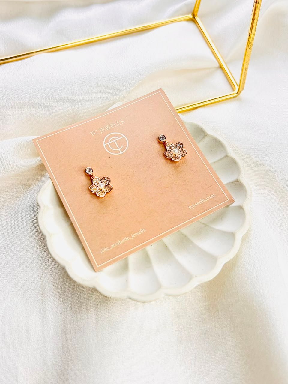 Aurelia Gold Studs - Image 2