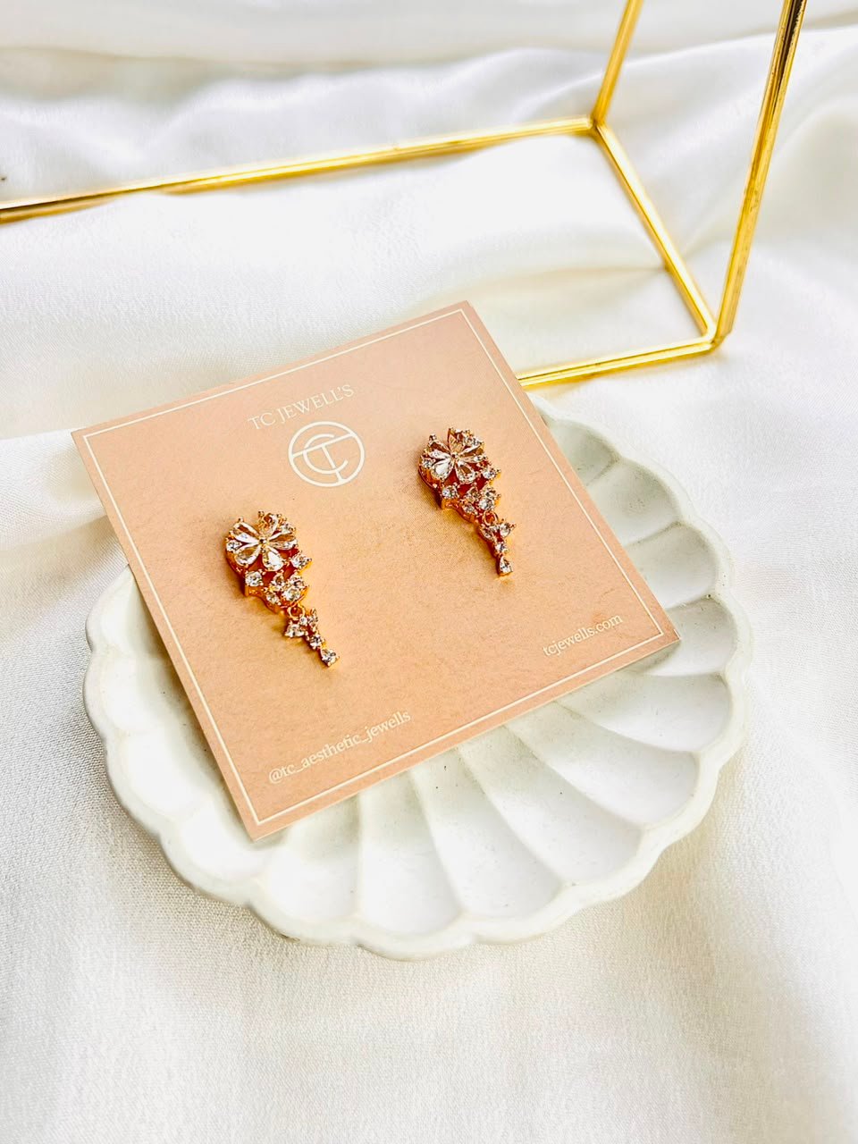 Siena Gold Earrings - Image 2