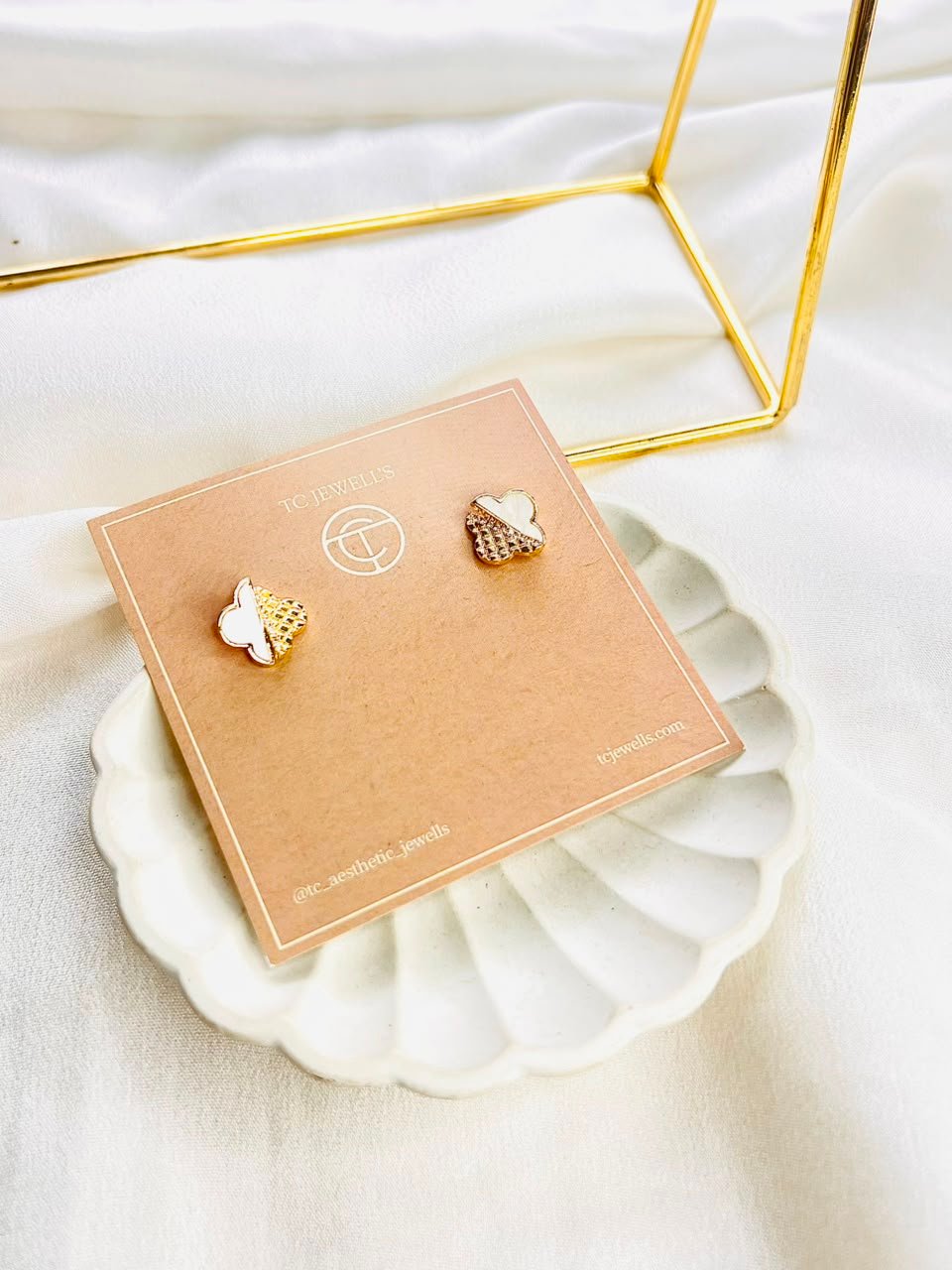 Celine Gold Earrings - Image 2