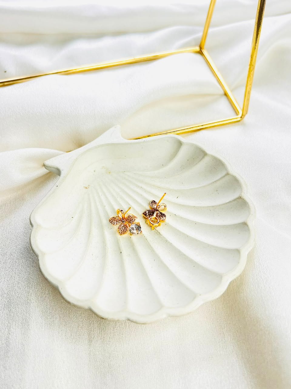 Aria Gold Studs - Image 3