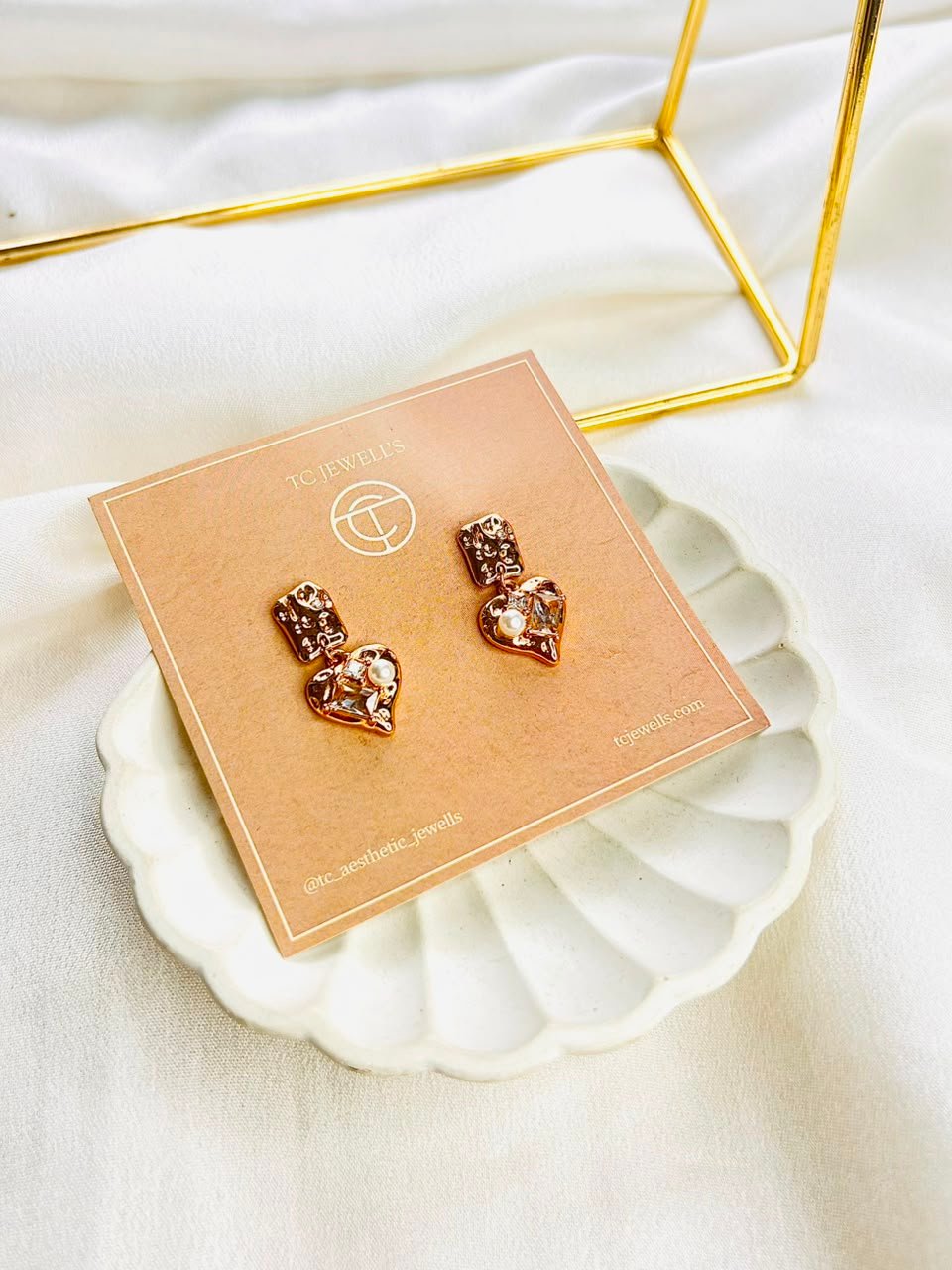 Amara Gold Studs - Image 2